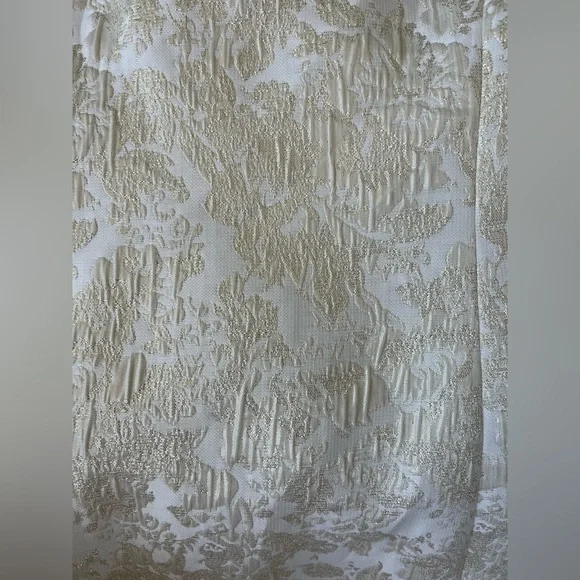 NWT TAHARI Arthur S Levine Champagne & Gold Formal Dress SZ 8 - Picture 3 of 13